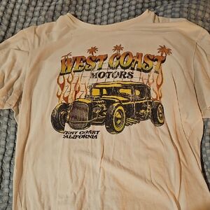 Aeropostale Cream Graphic Tee